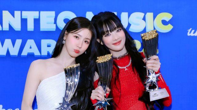 (여자)아이들, '한터뮤직어워즈' 3관왕 