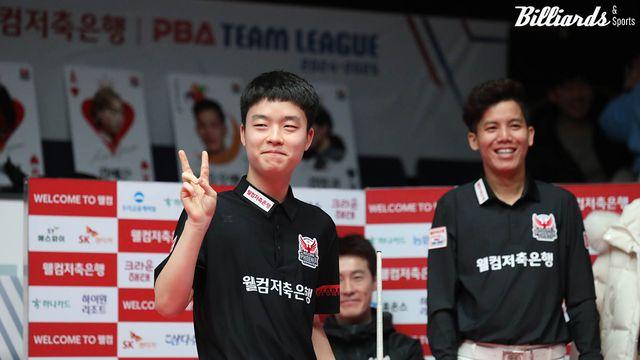 '최연소 PBA 우승' 김영원, 팀리그 포스트시즌 출전…'웰컴저축銀 대체선수'로 선발