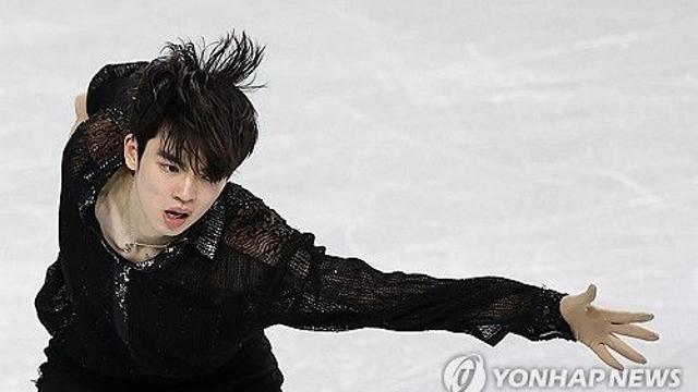 피겨 차준환, 사대륙선수권 쇼트 4위…4회전 점프 실수