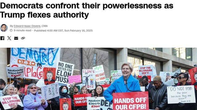 극도의 무력감에 빠져있다는 미국 민주당 근황