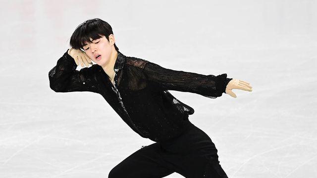 '4회전 점프 실수' 차준환, 사대륙선수권 쇼트 4위…3위와 0.60점 차 [목동 현장]