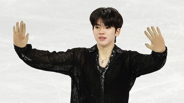 피겨 차준환, 첫 점프 실수… 사대륙선수권 쇼트프로그램 4위