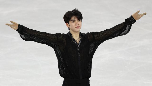 '아쉽다 점프 실수' 피겨 프린스 차준환, 사대륙선수권대회 쇼트 4위 [IS 목동]
