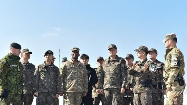합참의장·주한미군사령관, JSA 방문…작전태세 점검