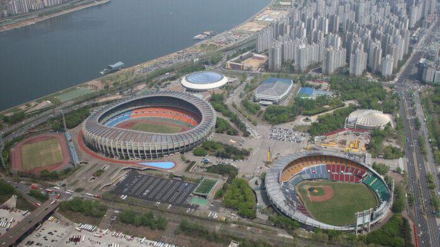 우리나라 스포츠 경기장 수용인원