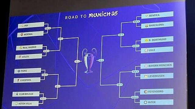 UCL 16강 대진…PSG 이강인은 리버풀·뮌헨 김민재는 레버쿠젠