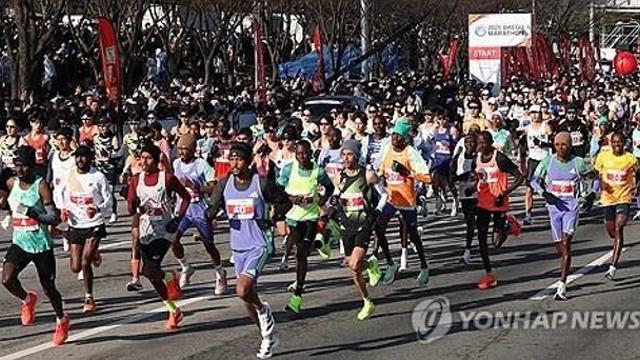 대구마라톤 탄자니아 게이 선수 우승…대회 신기록