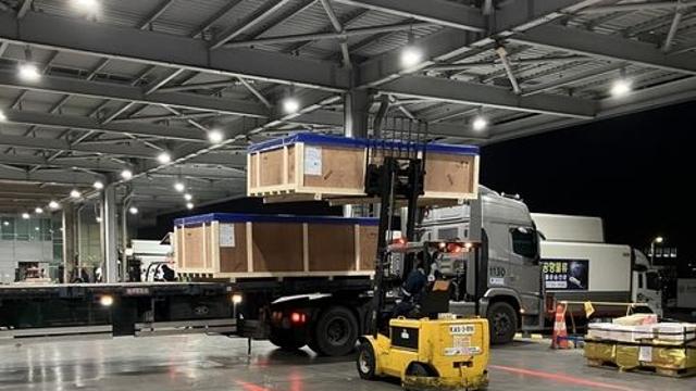 CJ대한통운, 전투기 훈련 시뮬레이터 2대 폴란드까지 운송