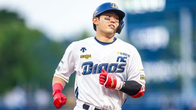 캠프 명단 왜 빠졌지? '1군 장타율 0.538' NC 박한결, 대학팀과 평가전서 사이클링 히트