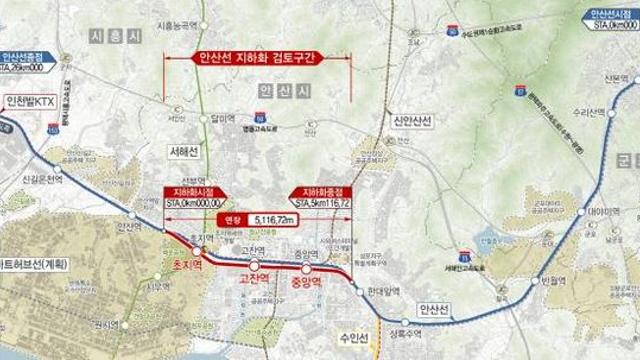 경기도, '철도지하화 통합개발 선도사업'에 안산선 선정
