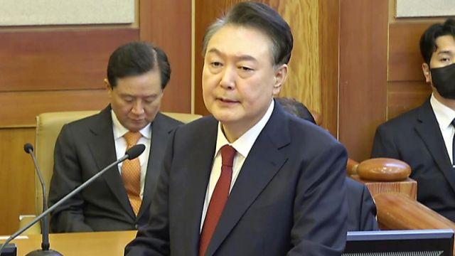 67분 동안 차분하더니… 윤 대통령, 정청래 노려보며 언성 높여