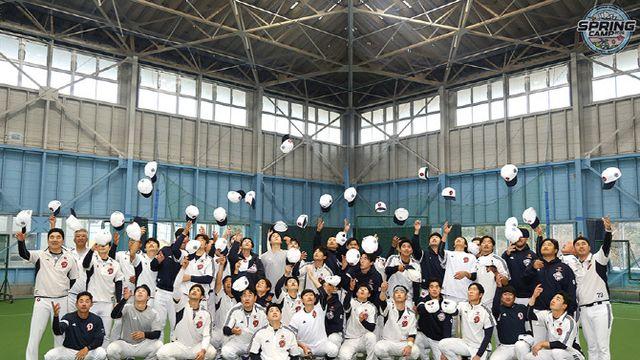 두산베어스, 스프링캠프 종료...잭 로그-김민석 '투타 MVP'