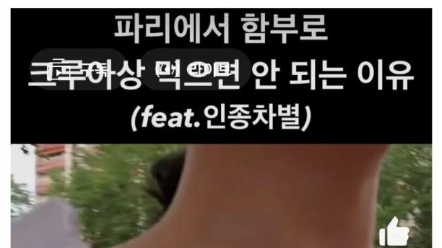 프랑스에서 “니하오” 들은 한국여성… 인종차별이다 아니다