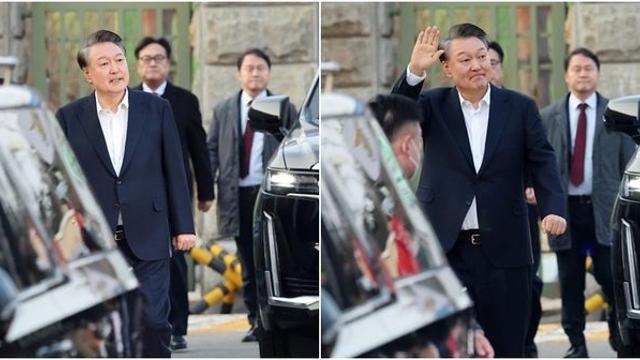 식사는 주로 한식, 관저로 돌아온 윤 대통령 행보에서 공개된 것