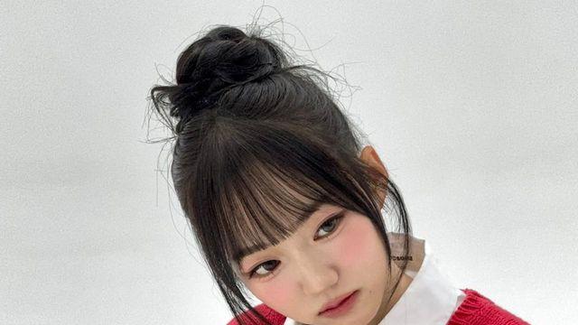 트리플에스 시온, 사랑스러운 레드룩…청순+러블리 완벽 조합