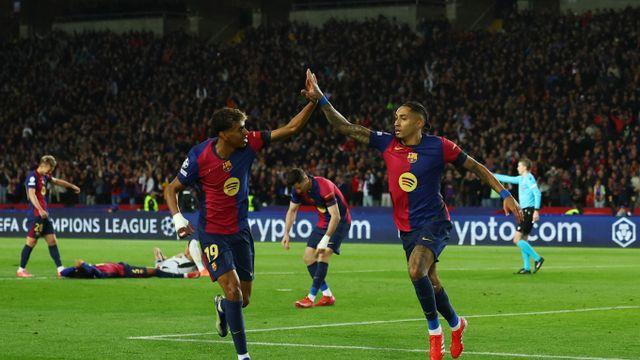 '하피냐 멀티 골' 바르셀로나, 벤피카전 3-1 완승… UCL 8강 확정