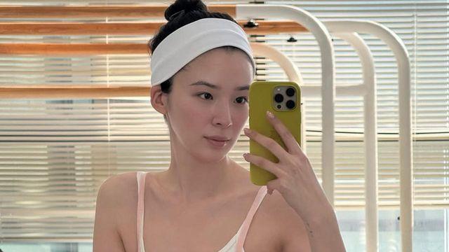 모델 아이린, 핑크빛 발레 감성…우아함과 강인함을 담다