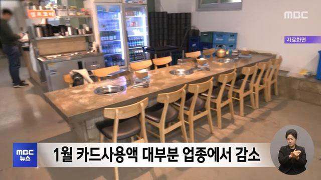 경기 ㄹㅇ 안좋은 건 카드매출 보면 됨