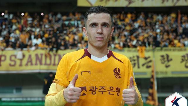 '역전' 꿈꾸는 광주, '알바니아 특급' 아사니 선봉…비셀 고베전 라인업 공개 [ACLE 라인업]