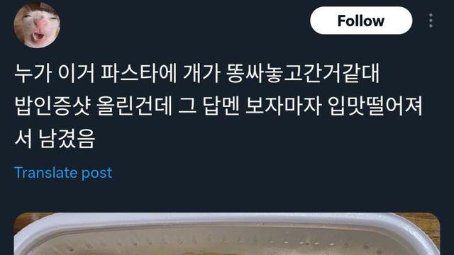 왠지 입맛떨어지는 스테이크 파스타