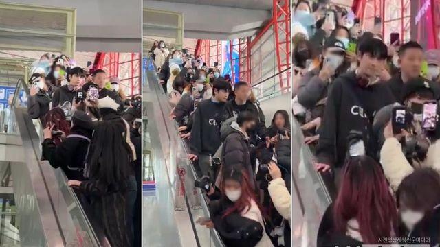 BAE173 한결, 폴라릭스 데뷔조로 중국 나홀로 출국에 베이징 공항 마비