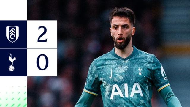 토트넘, 풀럼에 0-2 완패…리그 3경기 연속 무승 늪