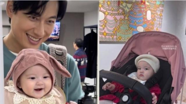 이지훈 딸, 전시회 관람하며 미술학도 기대감 높인다