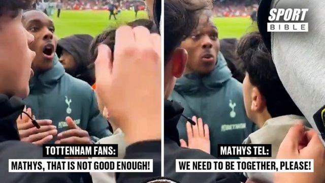 '가지가지 한다'...19살 임대생, 토트넘 원정 팬들과 충돌→