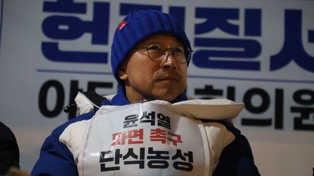야5당 단식농성 위성곤 의원만 나홀로 투쟁