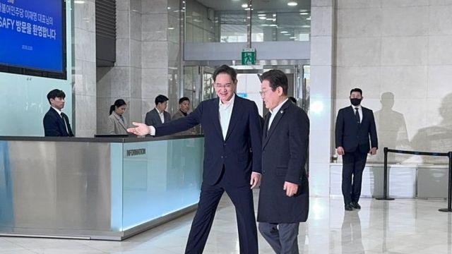 이재용 만난 이재명 