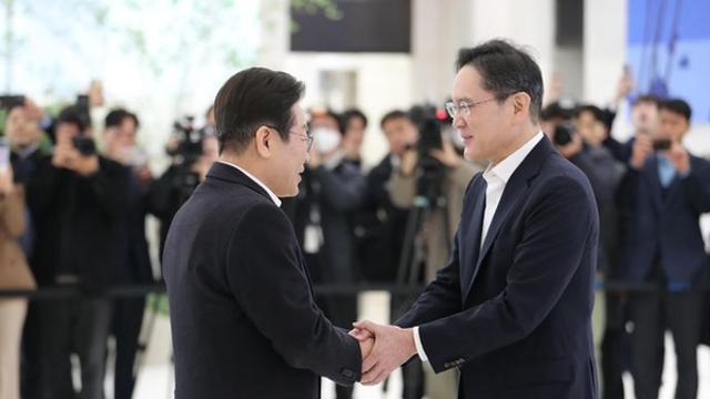 이재명·이재용 첫 회동…