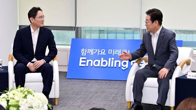 이재명, 이재용 만나 “삼성, 경제성장 견인차 역할 잘 해달라”