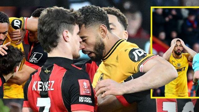 '황희찬 강등 걱정, 엉엉 울겠다' 핵펀치→사커킥→박치기 '종합 폭행' 울버햄프턴 FW, 결국 '리그 4G 출전 정지'