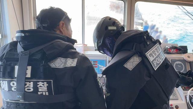 목포해경, 올해 첫 불법 조업 중국어선 적발