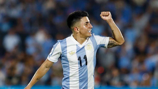 ‘메시 없이도 이긴다!’ 아르헨티나, 수적 열세 딛고 우루과이에 1-0 승리…월드컵 본선 눈앞