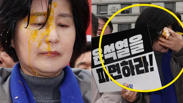 헌재 앞에서 계란 맞은 백혜련 국회의원, 민주당 자작극이라고 말 나오는 진짜 이유 (+돈봉투, 나이, 남편, 프로필)
