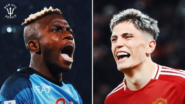 충격! 호일룬 아니었나...맨유, 오시멘 품기 위해 ‘가르나초 스왑딜’ 제안 가능성