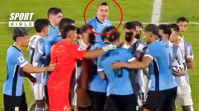 ‘형 싸우지마!’ 누녜스, 양 팀 충돌 속 알리스터 끄집어냈다