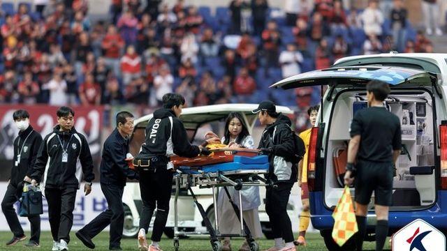 구급차로 후송된 조성권, 다행히 의식 회복...정밀 검사 진행 중