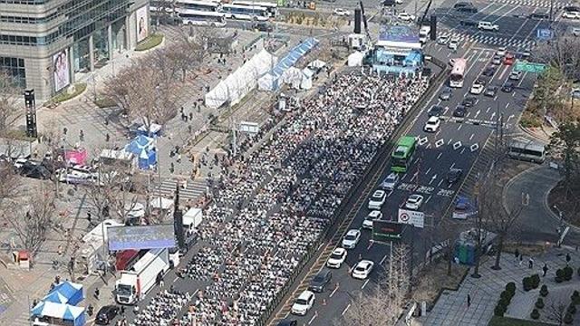 일요일도 尹 탄핵 찬반단체 서울 도심서 집회·시국선언(종합)
