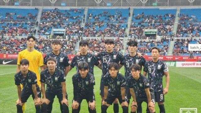 한국 U-22 축구, 4개국 친선대회 2차전서 중국에 석패