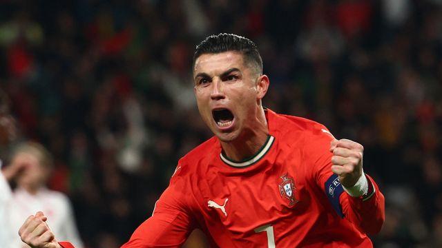 '호날두 1골' 포르투갈, 덴마크 5-2로 꺾고 4강행… 호일룬은 무득점