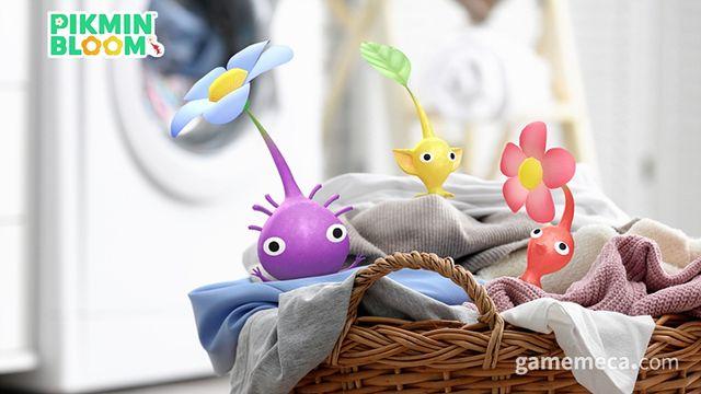 봄맞이 빨래 시간, 피크민 블룸에 '빨래도우미' 등장