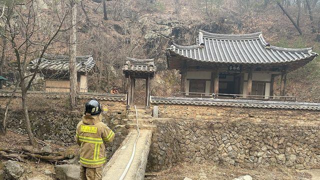 '미스터선샤인' 촬영지 안동 만휴정, 소실 추정…