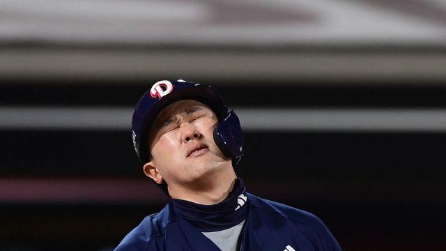 양석환, 득점 주자를 못 불러오네