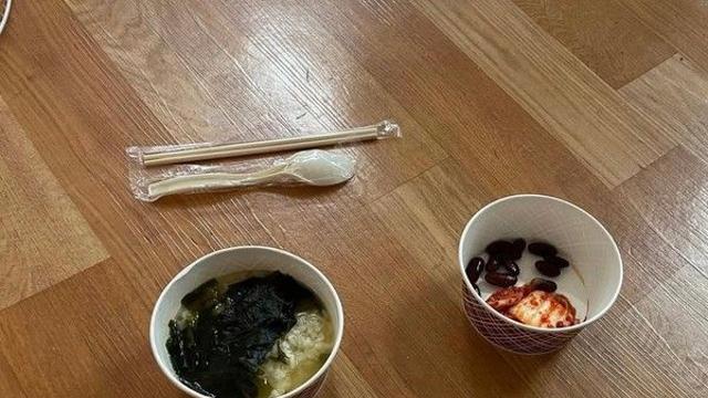 6시간 불 끄고 온 소방관의 '식사'...