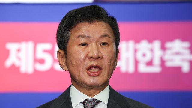 '체육회 승인' 정몽규 축구협회장 