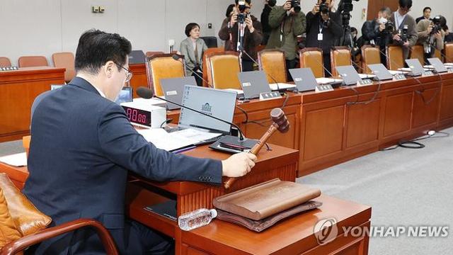 野, 운영위서 내일부터 나흘 연속 본회의 의사일정 의결