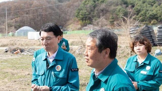 김성중 경기도 행정1부지사, 양평군 산불 예방 현장 방문