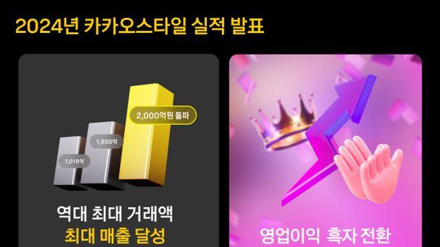 카카오스타일, 작년 매출 2000억 ‘역대 최대’…EBITDA 흑자도